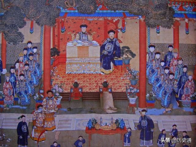 乾隆《万国来朝图》中，一位穿越二百年来到清朝的神秘军人