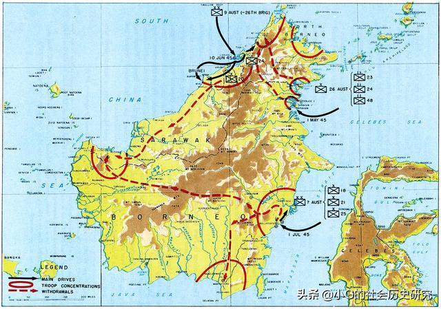 婆罗洲战役图片